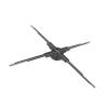 60cm 4 Blades 3D Hologram Fan, 2500x640 3D Hologram Projector With APP 640pcs LED Beads 4GB Memory Card For Business Shop High Brightness view 2