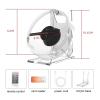 13cm Mini 3d Holographic Advertising Light, LED Desktop Model Fan Screen With Audio Playback Transparent Cover Hologram Fan High Brightness view 2