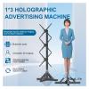 1x3 3D Hologram Fan 50CM 3D Holographic Projector Advertising Display Light For Stores Bars Party High Brightness view 3