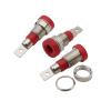 2Pcs 4mm Banana Socket Binding Post Female Panel Mount Jack Connector Red Black Yellow Green Blue(Yellow 2Pcs) view 4