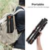 Compatible for Camera, 72" Aluminum Travel Tripod with Transverse Center Column & Ball Head, 10kg Load view 4