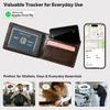 TACOSO MFi Slim Wallet Tracker Card, Apple Find My (iOS Only), 2 Pack view 2