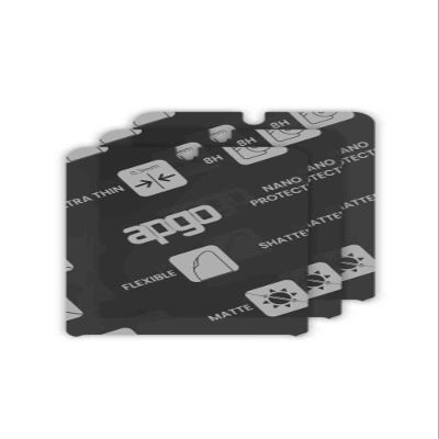 apgo 3x MATTE Hybrid protective glass compatible with Pax A35, flexible nano glass, great replacement for tempered glass, scratch-resistant, full glue