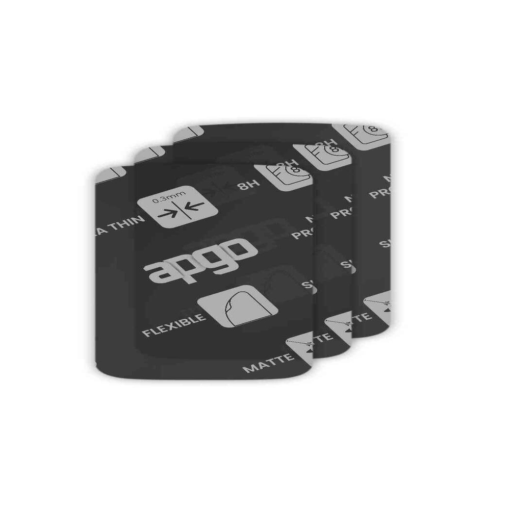 apgo 3x MATTE Hybrid protective glass compatible with Hammerhead Karoo Gen 3, flexible nano glass, great replacement for tempered glass, scratch-resistant, full glue