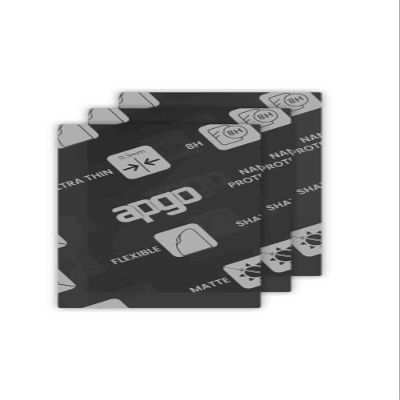 apgo 3x MATTE Hybrid protective glass compatible with Humminbird HELIX 5 CHIRP DI GPS G3, flexible nano glass, great replacement for tempered glass, scratch-resistant, full glue