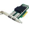 10GbE SFP+ Network Card Compatible with X710-DA2 PCIe Ethernet Card, 2 Ports SFP+ (10GBASE-SR/LR, DAC/AOC), PCIe 3.0, SR-IOV VXLAN/Geneve NVGRE, Jumbo Frames, PXE iSCSI, PCI Network Adapter view 3