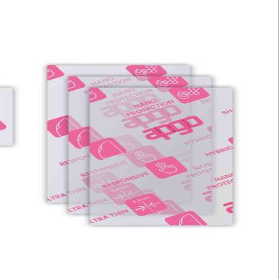 apgo 3x Ultra-Clear Hybrid protective glass compatible with Urvolax UR76C, flexible nano glass, great replacement for tempered glass, scratch-resistant, full glue