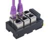 6-pin Ethernet to 8-pin Terminal Block hub Module Channel pluggable Network Port RJ45 view 1