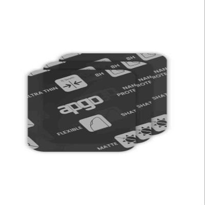 apgo 3x MATTE Hybrid protective glass compatible with Coospo BC107, flexible nano glass, great replacement for tempered glass, scratch-resistant, full glue