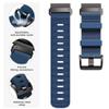 2226mm Braided Nylon Sports Watchbands fit for Garmin Tactix 87 Pro/Quatix 77X653(GREEN BLUE,26mm) view 4