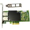 10GbE RJ45 Network Card Compatible with X550-T2 PCIe Ethernet Card, 2 Ports 10GBASE-T RJ45, PCIe 3.0 x4, SR-IOV Jumbo Frames PXE iSCSI, VLAN 802.1Q NBASE-T 2.5G/5G, CAT6A 100m PCI Network Adapter view 1