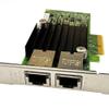 10GbE RJ45 Network Card Compatible with X550-T2 PCIe Ethernet Card, 2 Ports 10GBASE-T RJ45, PCIe 3.0 x4, SR-IOV Jumbo Frames PXE iSCSI, VLAN 802.1Q NBASE-T 2.5G/5G, CAT6A 100m PCI Network Adapter view 2
