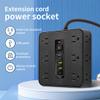 16-in-1 Power Strip with Switch & Surge Protection, 2026 New 16 in 1 Power Strip Surge Protector, Versatile Flat Plug Surges Protector with 12 Ac Outlets & 3 USB, for Home Office Dorm (White*2) view 2