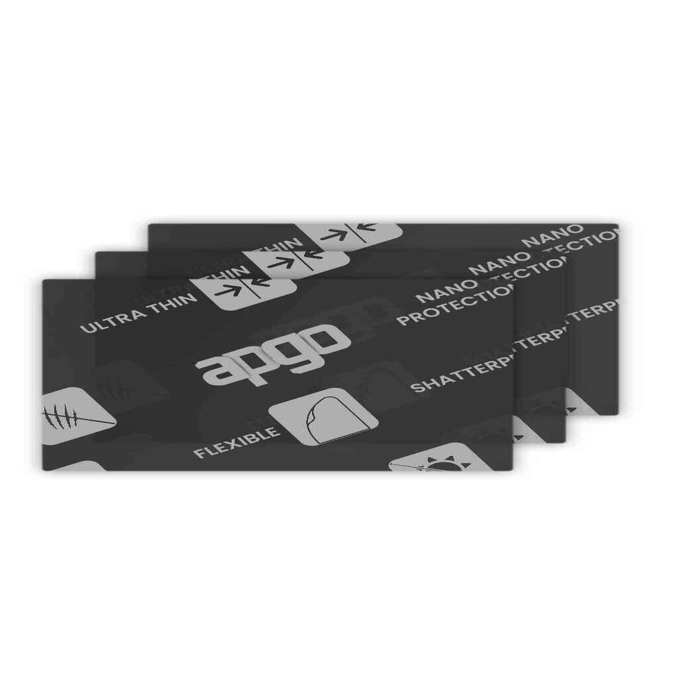 apgo 3x MATTE Hybrid protective glass compatible with Batlexp G350 Retro, flexible nano glass, great replacement for tempered glass, scratch-resistant, full glue