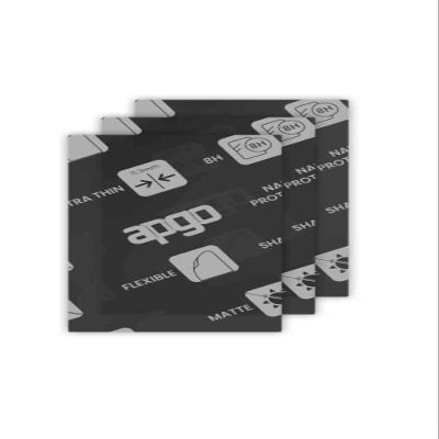 apgo 3x MATTE Hybrid protective glass compatible with Ayaneo Pocket S, flexible nano glass, great replacement for tempered glass, scratch-resistant, full glue