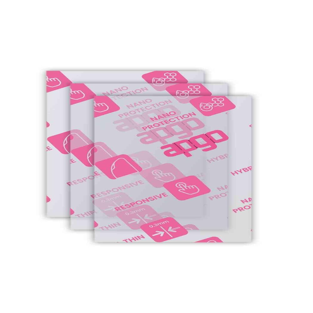 apgo 3x Ultra-Clear Hybrid protective glass compatible with Topdon Phoenix Smart, flexible nano glass, great replacement for tempered glass, scratch-resistant, full glue