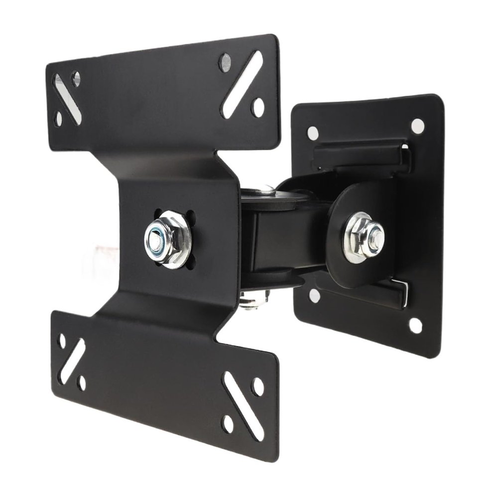 15KG Adjustable TV Wall Mount Bracket Flat Panel TV Frame Support 180 Degree Rotation With Small Wrench For 14-27 Inch