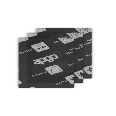 apgo 3x MATTE Hybrid protective glass compatible with Sony A9, flexible nano glass, great replacement for tempered glass, scratch-resistant, full glue