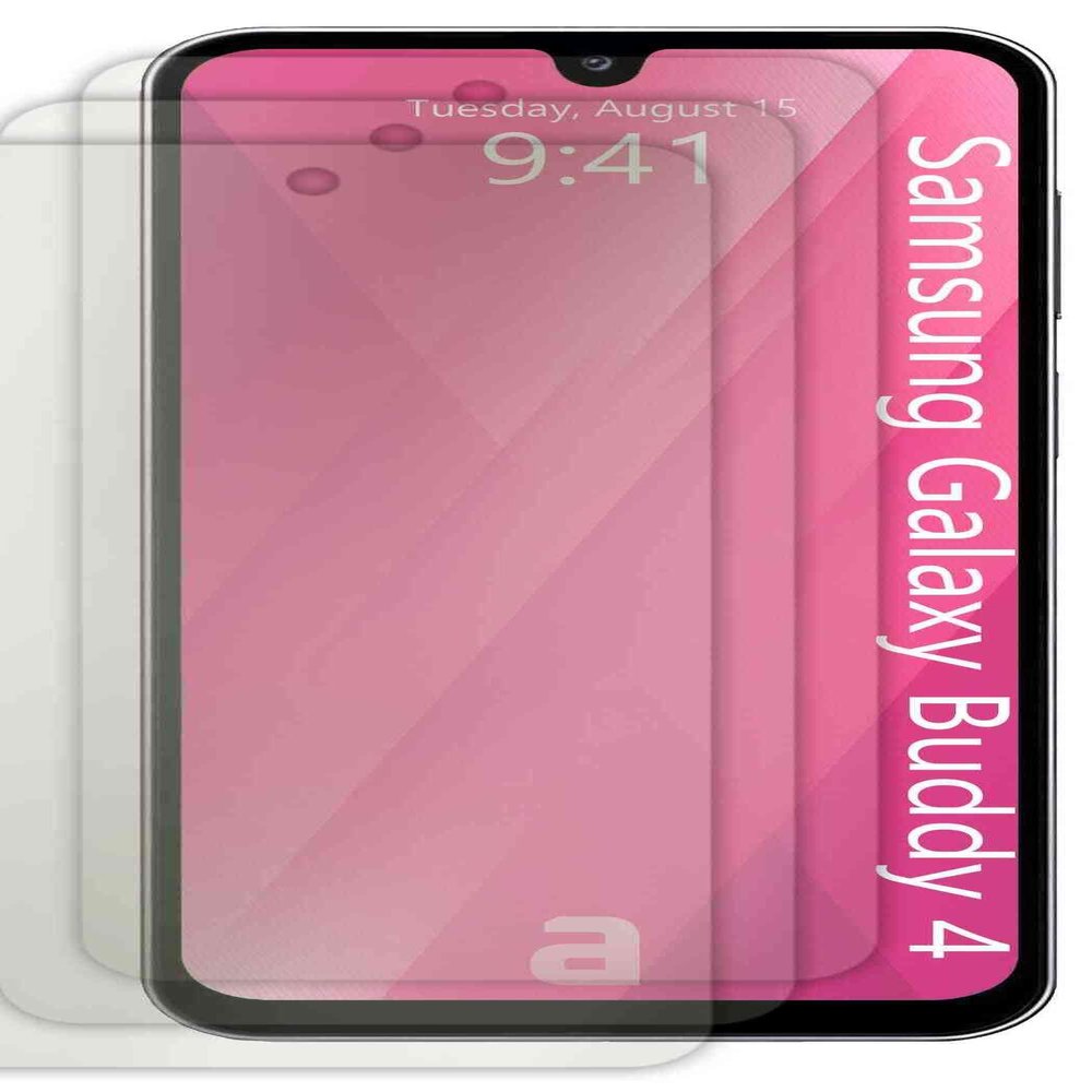 apgo 3x Hydrogel Matte Screen Protector for Samsung Galaxy Buddy 4, Hydrogel Film, Flexible, Soft TPU with positioning layer easy installation