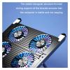 Best-Selling Laptop Base Stand Cooler Portable Foldable Notebook Stand With 4 Cooling Fan For 11-17.3 Devices Anti-slip view 4