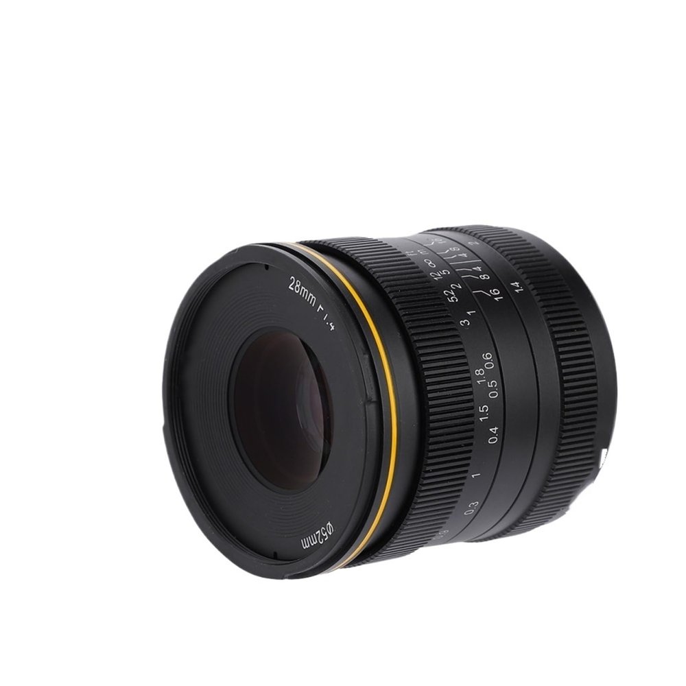 Compatible for Sony E-Mount 28mm F1.4 APS-C Wide Angle Manual Focus Lens(M43)