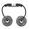 Suitable for USB Car Fan Powerful 3 Speed Dual Head Gooseneck 360 Degree Rotatable DC5V Seat Headrest Auto Accessories view 3