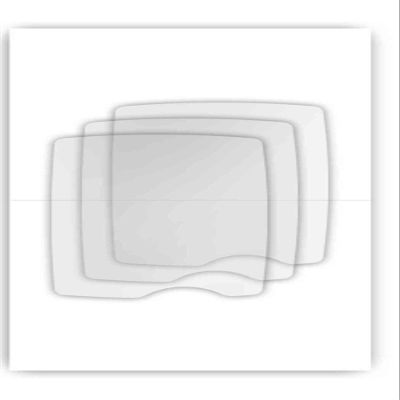 apgo 3x Hydrogel Ultra-Clear Screen Protector for iCarsoft MB V3, Hydrogel Film, Flexible, Soft TPU with positioning layer easy installation