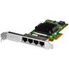 1GbE RJ45 Network Card Compatible with I350-T4 PCIe Ethernet Card, 4 Ports 10/100/1000BASE-T RJ45, PCIe 2.0 x4, SR-IOV Jumbo Frames PXE iSCSI VLAN Teaming PCI Network Adapter view 4