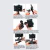 ciciglow Magnetic Backpack Clamp, 360 Degree Adjustable Camera Mount with Magnetic Sheet, for OMSO 360 Action Cameras and Series view 2