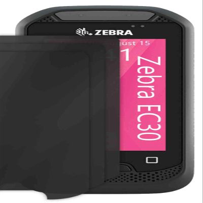 apgo 3x Privacy Matte Hybrid protective glass compatible with Zebra EC30, flexible nano glass, great replacement for tempered glass, scratch-resistant, full glue, anti-spy