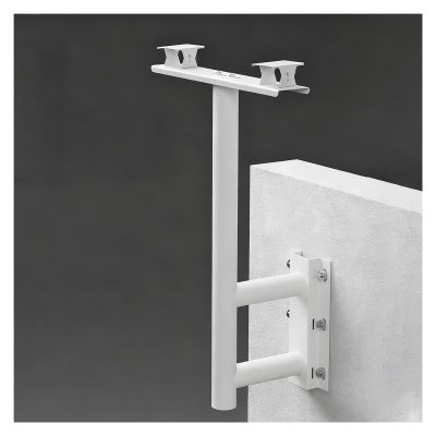 YXXSDP Single/Dual Security Camera Mount, Customisable Outdoor T-Shaped Surveillance Pole, Mounting Bracket for Yard/Driveway/Garden(Dual Gun,H 1m/3.3ft)