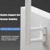 YXXSDP Single/Dual Security Camera Mount, Customisable Outdoor T-Shaped Surveillance Pole, Mounting Bracket for Yard/Driveway/Garden(Dual Gun,H 1m/3.3ft) view 3