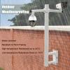 YXXSDP Single/Dual Security Camera Mount, Customisable Outdoor T-Shaped Surveillance Pole, Mounting Bracket for Yard/Driveway/Garden(Dual Gun,H 1m/3.3ft) view 4