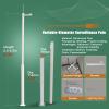 YXXSDP Flexible Detachable Surveillance Pole, Weatherproof Metal Camera Mounting Bracket, Heavy-Duty Security Bollards for Entrances Roadways(3.5m/11.5ft) view 2