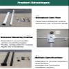 YXXSDP Flexible Detachable Surveillance Pole, Weatherproof Metal Camera Mounting Bracket, Heavy-Duty Security Bollards for Entrances Roadways(3.5m/11.5ft) view 4