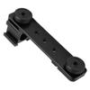 Aluminum y Triple Hot Shoe Mount Bracket, C for one Hot Shoe Mount with 1/4 S Hole, Weight CNC Macd Black Anodized for Phone view 3