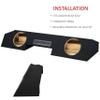 12" Dual Sealed sub Box, fits 88-98 Chevy Silverado ext-cab Speaker Box subwoofer Enclosure Stereo car Audio Home Audio view 4