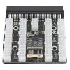 17 Ports 6Pin Distribution Board A, Distribution Board e, Maximum Support 1200W with LED Vol Di, 12V for Video Card view 4