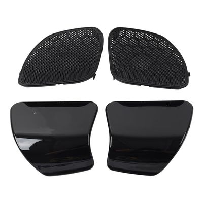 SIKUAI 2 Pcs XJ56-ST-5H3L Front Speaker Grill Covers Inner Fairing Glove Box Door Covers Powersports Fairing Kits Metal Type C For Harley Road Glide FLTRX 2015-2023