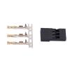 for 100PCS 11010 Male JR Plug DIY Pin Kit Gold Plating Connector Ideal for Electronic Equipment and Model Aircraft Compatibility with view 2