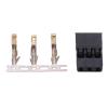 for 100PCS 11010 Male JR Plug DIY Pin Kit Gold Plating Connector Ideal for Electronic Equipment and Model Aircraft Compatibility with view 3