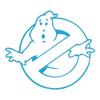Ghostbusters Decal (Ice Blue Vinyl Sticker, Car Laptop Window Tumbler Water Bottle) Logo Symbol view 1