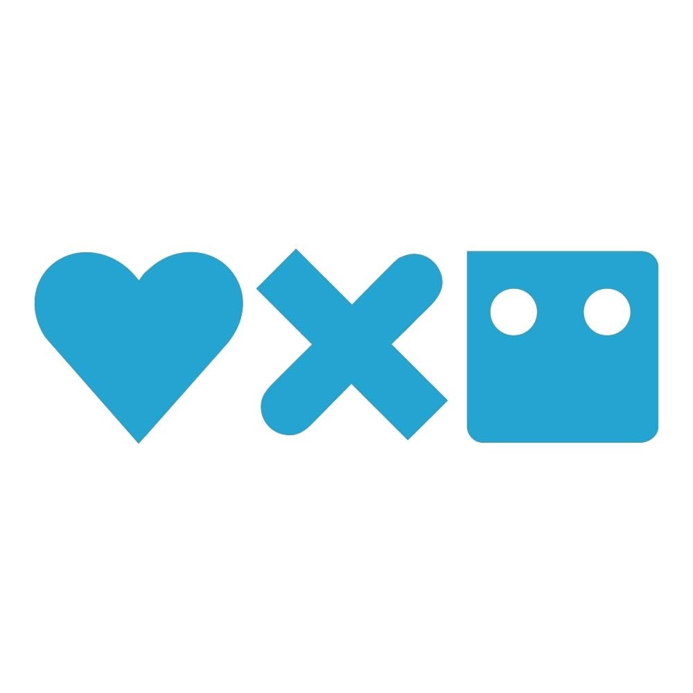 Love Death + Robots Decal (Ice Blue Vinyl Sticker, Car Laptop Window Tumbler Water Bottle) Logo Symbol