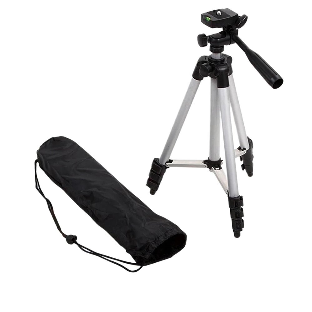 Compatible for Canon Compatible for Sony, Universal Portable Aluminum Tripod Stand with Carrying Bag