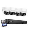 ANNKE 8MP PoE Home Security Camera System,12MP 8CH H.265+ NVR with 4pcs Dual Lens POE IP Security Camera, 180Panoramic View, AI Human/Vehicle Detection, 2-Way Audio,Color Night Vision,1TB Hard Drive view 1