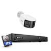 ANNKE 8MP PoE Home Security Camera System, 12MP 8CH H.265+ NVR with Dual Lens POE IP Security Camera, 180Panoramic View, AI Human/Vehicle Detection, 2-Way Audio, Color Night Vision,1TB Hard Drive view 1