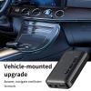 GOWENIC 5.3 Transmitter and Receiver, 2 in 1 Wireless Adapter with 3.5mm AUX Jack and Memory Card Slot, for Car Home Stereo Speakers Headphones TV view 2