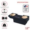 12" Dual Sealed sub Box, fits 82-92 Chevy Camaro Speaker Box subwoofer Enclosure Stereo car Audio Home Audio view 3