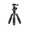 Compatible for Camera, Portable Tabletop Tripod with 360 Ball Head, Lightweight Mini Travel Stand(Red) view 1