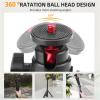 Compatible for Camera, Extension Pole Tripod with Handle Grip, Mini Selfie Stick for Vlogging view 4